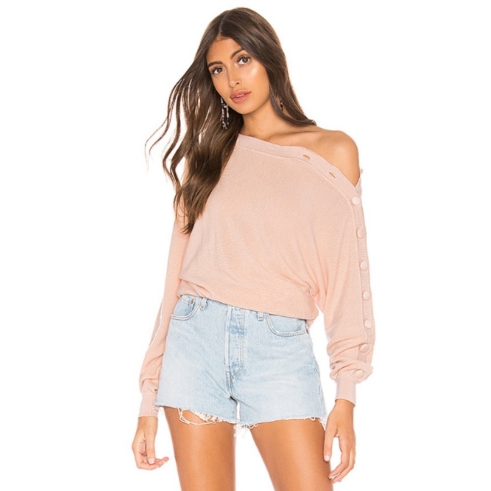 Majorelle / Revolve Button Sleeve sweater